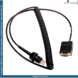 SYMBOL 9 PIN FEMALE WITH POWER PIGTAIL FOR LS3603 [25-15072-01]