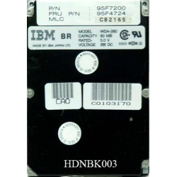 IBM WDA-280 80Mb 2.5" 18mm Notebook HDD