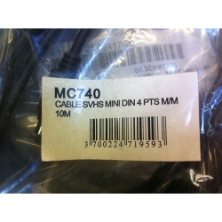 MC740-10M - CABLE SVHS MINI DIN 4 PTS MALE / MALE 