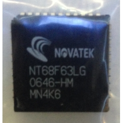 Samsung NOVATEK NT68F63LG Empty IC chip